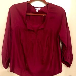 Burgundy American Eagle Shirt
